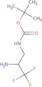 tert-Butyl N-(2-amino-3,3,3-trifluoropropyl)carbamate