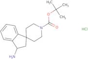 tert-Butyl 3-amino-2,3-dihydrospiro[indene-1,4'-piperidine]-1'-carboxylate hydrochloride