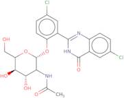 2-(5'-Chloro-2'-hydroxyphenyl)-6-chloro-4(3H)-quinazolinonyl a-D-N-acetylgalactosamine