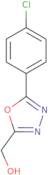 [5-(4-Chlorophenyl)-1,3,4-oxadiazol-2-yl]methanol