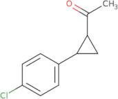 1-[2-(4-Chlorophenyl)cyclopropyl]ethan-1-one