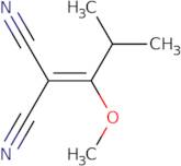 2-(1-Methoxy-2-methylpropylidene)propanedinitrile