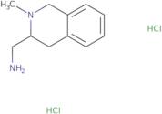 [(2-Methyl-1,2,3,4-tetrahydro-3-isoquinolinyl)methyl]amine dihydrochloride