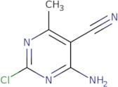 4-Amino-2-chloro-6-methyl-pyrimidine-5-carbonitrile