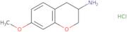 7-Methoxy-3,4-dihydro-2H-1-benzopyran-3-amine hydrochloride