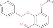 3-Methoxy-2-(pyridin-4-ylmethoxy)benzaldehyde