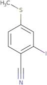 2-Iodo-4-(methylsulfanyl)benzonitrile