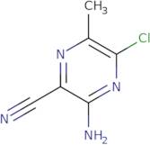 3-Amino-5-chloro-6-methylpyrazine-2-carbonitrile