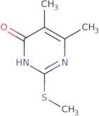 5,6-Dimethyl-2-(methylsulfanyl)pyrimidin-4-ol