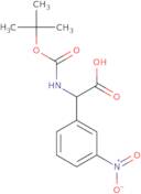 2-{[(tert-Butoxy)carbonyl]amino}-2-(3-nitrophenyl)acetic acid