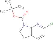 tert-Butyl 6-chloro-1H,2H,3H-pyrrolo[2,3-b]pyridine-1-carboxylate