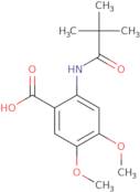 2-(2,2-Dimethylpropanamido)-4,5-dimethoxybenzoic acid