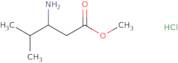 Methyl (3S)-3-amino-4-methylpentanoate hydrochloride