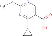 4-Cyclopropyl-2-ethylpyrimidine-5-carboxylic acid