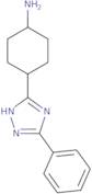 4-(3-Phenyl-1H-1,2,4-triazol-5-yl)cyclohexan-1-amine