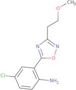 4-Chloro-2-[3-(2-methoxyethyl)-1,2,4-oxadiazol-5-yl]aniline