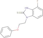4-Fluoro-1-(2-phenoxyethyl)-1H-1,3-benzodiazole-2-thiol