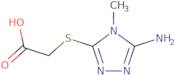 2-[(5-Amino-4-methyl-4H-1,2,4-triazol-3-yl)sulfanyl]acetic acid