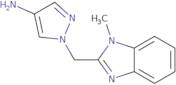 1-[(1-Methyl-1H-1,3-benzodiazol-2-yl)methyl]-1H-pyrazol-4-amine