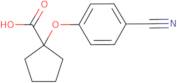 1-(4-Cyanophenoxy)cyclopentane-1-carboxylic acid