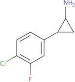 2-(4-Chloro-3-fluorophenyl)cyclopropan-1-amine