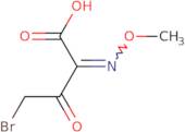 (2Z)-4-Bromo-2-(methoxyimino)-3-oxobutanoic acid