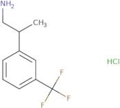 2-[3-(Trifluoromethyl)phenyl]propan-1-amine hydrochloride