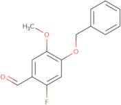 2-Fluoro-5-methoxy-4-phenylmethoxybenzaldehyde
