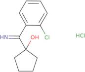 1-[(2-Chlorophenyl)(imino)methyl]cyclopentanol hydrochloride