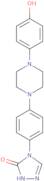 2,4-Dihydro-4-[4-[4-(4-hydroxyphenyl)-1-piperazinyl]phenyl]