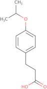 3-[4-(Propan-2-yloxy)phenyl]propanoic acid