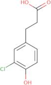 3-(3-Chloro-4-hydroxyphenyl)propanoic acid