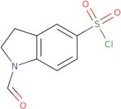 1-Formyl-2,3-dihydro-1H-indole-5-sulfonyl chloride