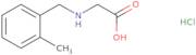 2-{[(2-Methylphenyl)methyl]amino}acetic acid hydrochloride