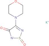 4-(4-Morpholinyl)-1,2,5-thiadiazol-3(2H)-one 1-oxide potassium salt