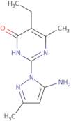 2-(5-Amino-3-methyl-1H-pyrazol-1-yl)-5-ethyl-6-methylpyrimidin-4(3H)-one