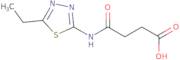 3-[(5-Ethyl-1,3,4-thiadiazol-2-yl)carbamoyl]propanoic acid