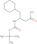 (3S)-3-{[(tert-Butoxy)carbonyl]amino}-4-cyclohexylbutanoic acid