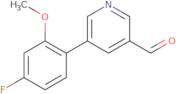 5-(4-Fluoro-2-methoxyphenyl)pyridine-3-carbaldehyde