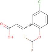 (2E)-3-[5-Chloro-2-(difluoromethoxy)phenyl]prop-2-enoic acid