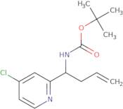 Carbamic acid, N-[(1S)-1-(4-chloro-2-pyridinyl)-3-buten-1-yl]-, 1,1-dimethylethyl ester