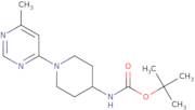 tert-Butyl N-[1-(6-methylpyrimidin-4-yl)piperidin-4-yl]carbamate