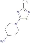 1-(3-Methyl-1,2,4-thiadiazol-5-yl)piperidin-4-amine