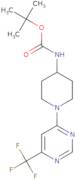 tert-Butyl (1-(6-(trifluoromethyl)pyrimidin-4-yl)piperidin-4-yl)carbamate