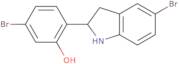 5-Bromo-2-(5-bromoindolin-2-yl)phenol