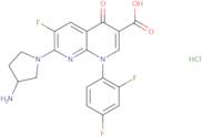 7-(3-Aminopyrrolidin-1-yl)-1-(2,4-difluorophenyl)-6-fluoro-4-oxo-1,8-naphthyridine-3-carboxylic ...