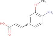 3-(4-Amino-3-methoxyphenyl)prop-2-enoic acid