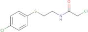 2-Chloro-N-{2-[(4-chlorophenyl)sulfanyl]ethyl}acetamide