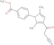 Methyl 4-[3-(2-cyanoacetyl)-2,5-dimethyl-1H-pyrrol-1-yl]benzoate