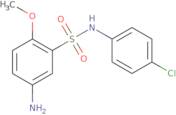 5-Amino-N-(4-chlorophenyl)-2-methoxybenzene-1-sulfonamide